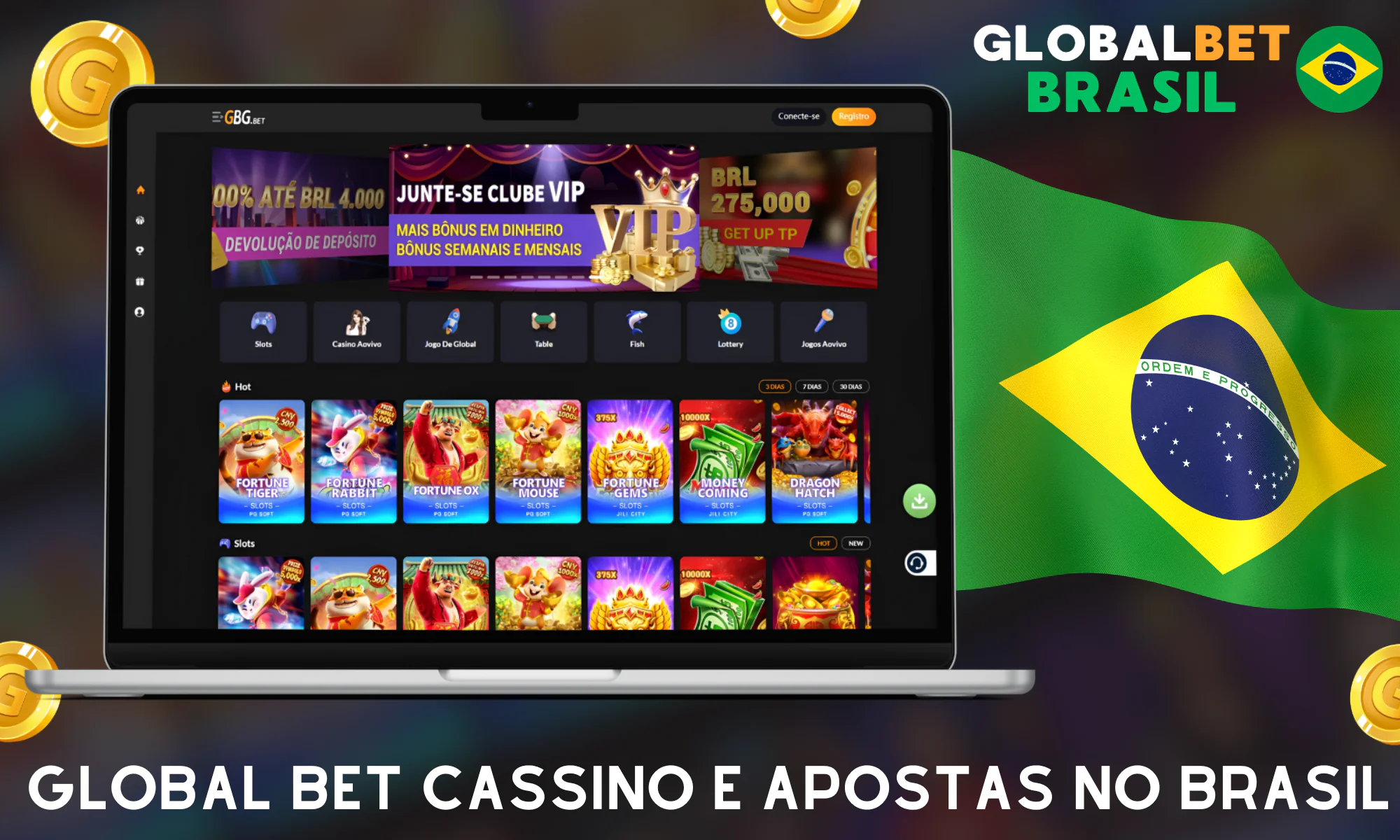 A Globalbet é uma das melhores casas de apostas e cassinos do Brasil